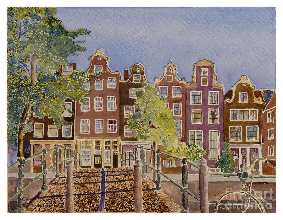 Amsterdam Painting - Amsterdam by Godwin Cassar