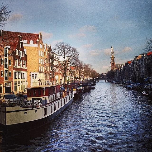Boat Photograph - #amsterdam #holland #northholland by Mohamed Ifham