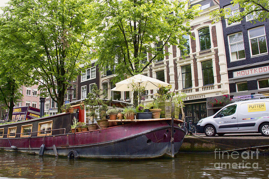 Amsterdam Houseboat Photograph by Crystal Nederman