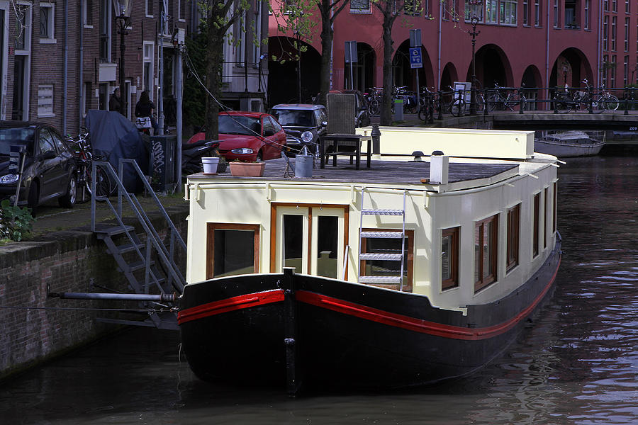 Amsterdam Houseboat Photograph by Juergen Roth