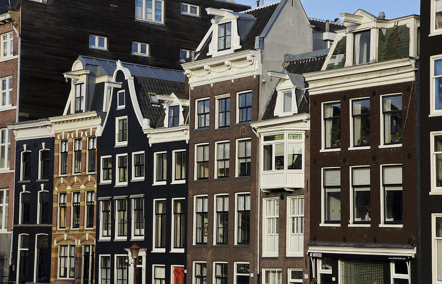 Amsterdam Houses Photograph by Brian Kamprath