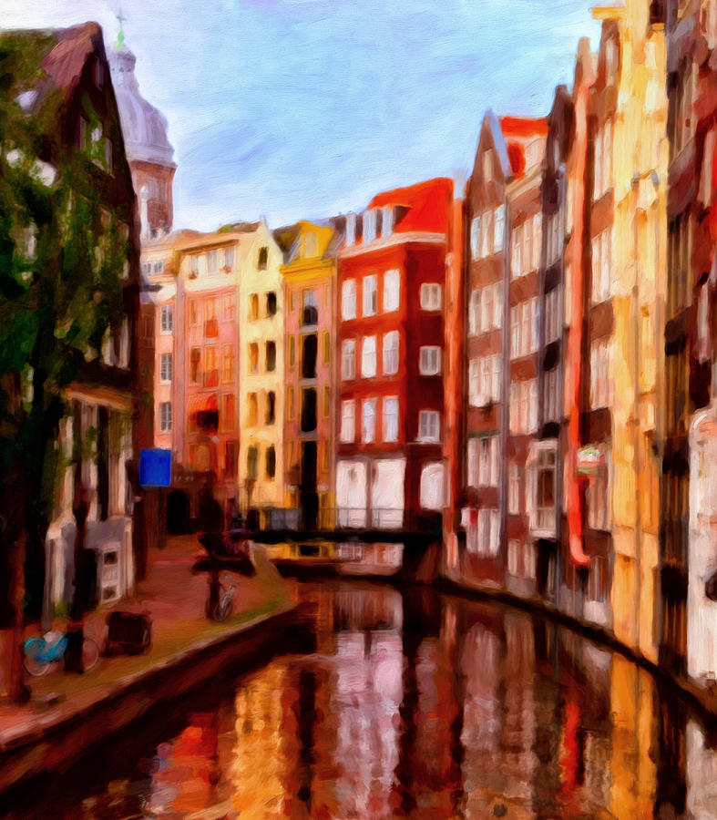 Amsterdam Painting by Michael Pickett