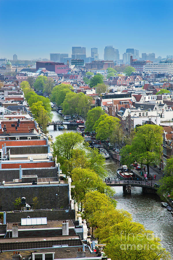 Amsterdam panorama Photograph by Michal Bednarek