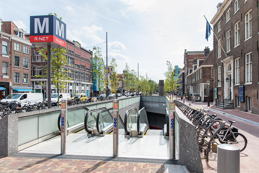 Amsterdam Vijzelgracht Metrostation Photograph by Merten Snijders
