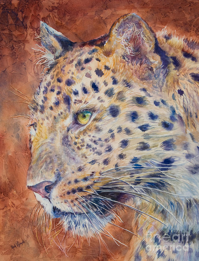 Amur Leopard Painting by Paula Visnoski - Fine Art America