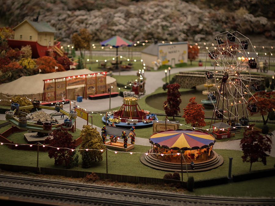 Amusement Park Photograph - Amusement Park by Carl Engman Amusement Park Photograph - Amusement Park by Carl Engman