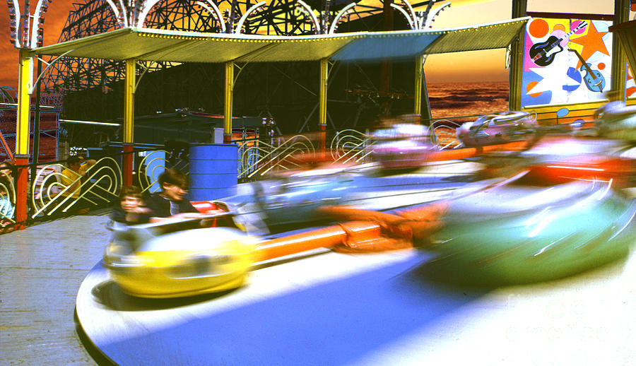 Amusement park Ver 2 Photograph by Larry Mulvehill