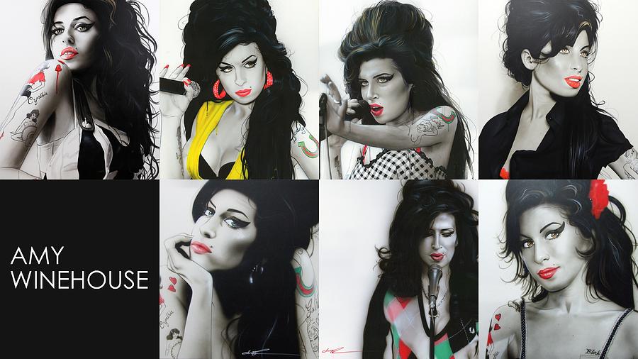 Amy Winehouse Painting - Amy Eternal by Christian Chapman Art