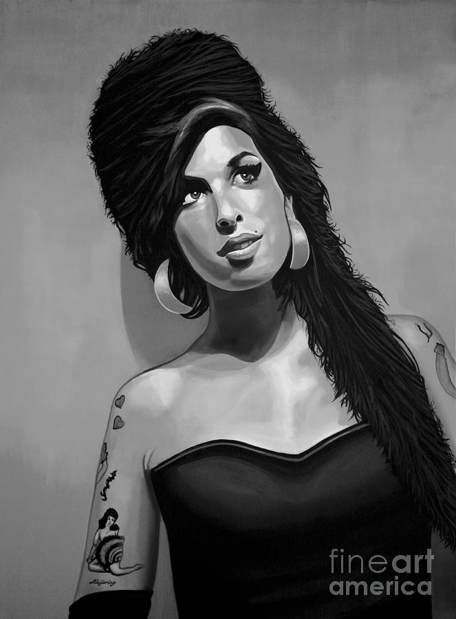 Amy Winehouse Mixed Media - Amy Winehouse by Meijering Manupix