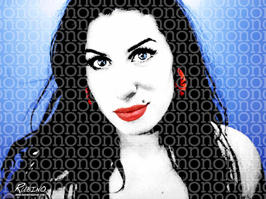 Amy Winehouse Painting by Tony Rubino