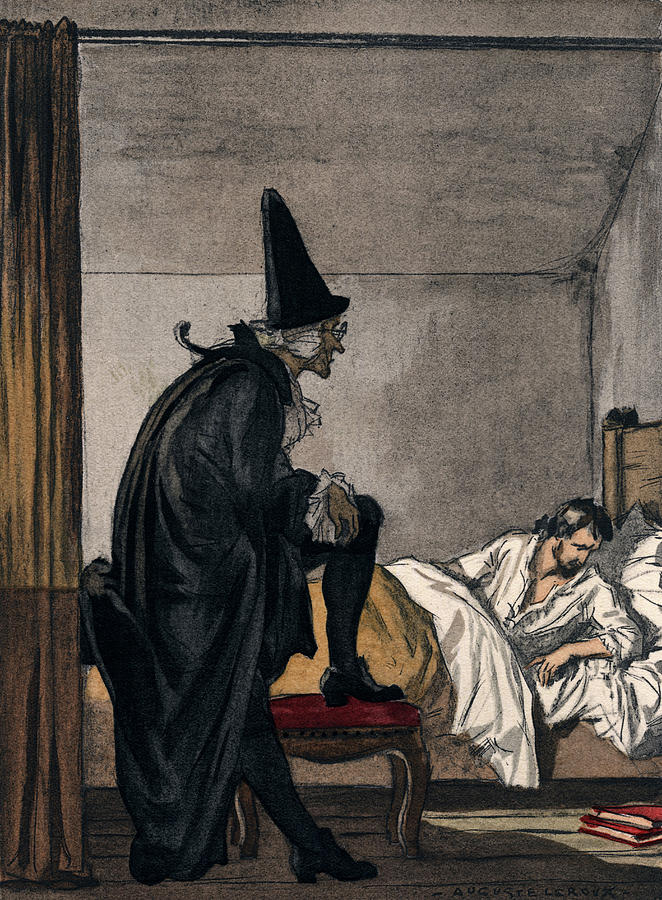 An 18th Century Italian Doctor Visits Drawing by Mary Evans Picture ...