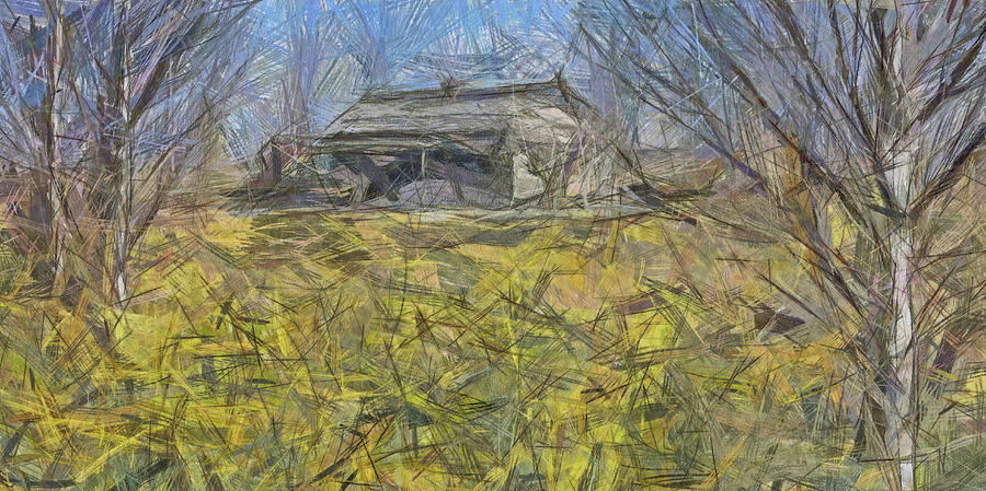 An Abandoned Farmhouse  Digital Art by Digital Photographic Arts