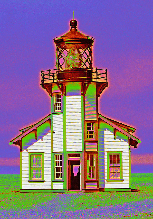 An Abstract Lighthouse Digital Art by Joseph Coulombe