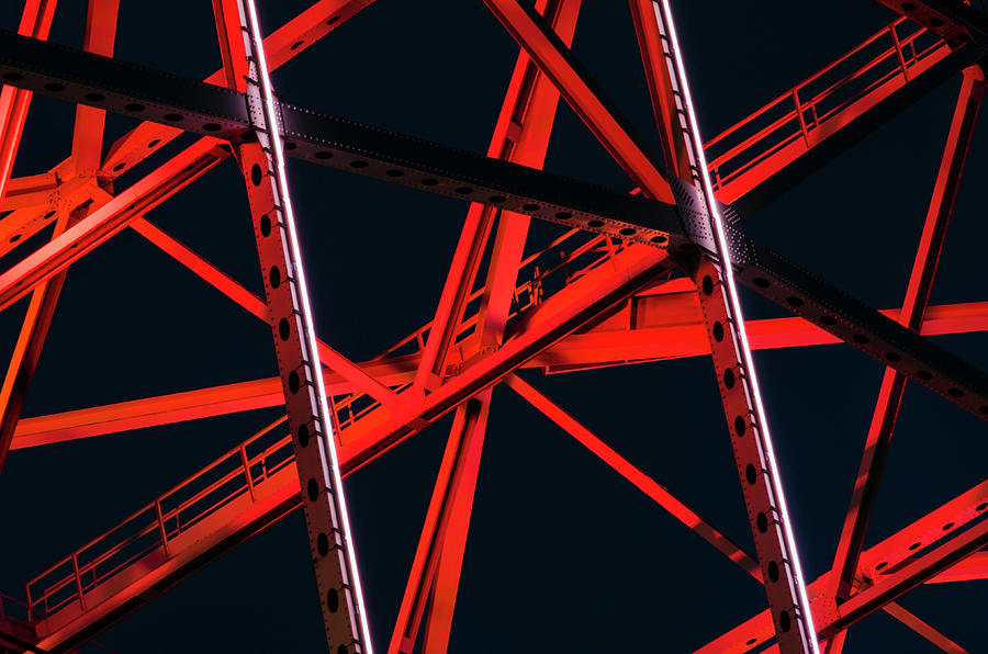 An Abstract View Of A Bridge Photograph by Gabriel Perez