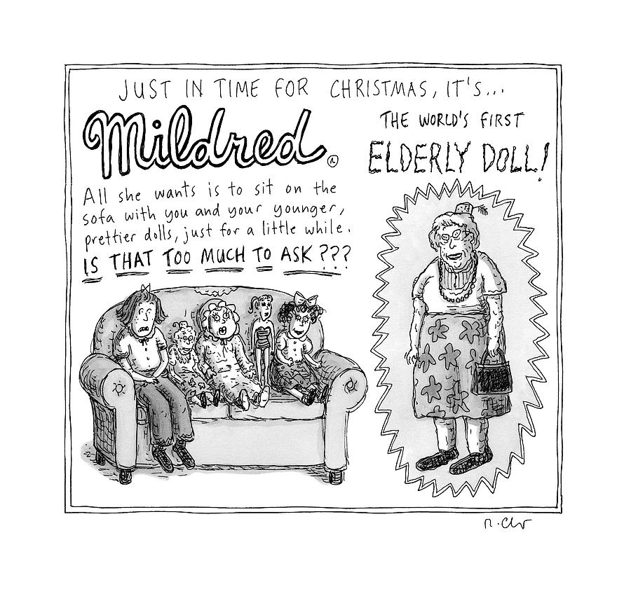 An Advertisement For Mildred Drawing by Roz Chast
