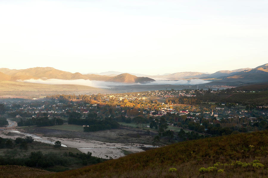 An Aerial Of The Small Town Of Greyton Photograph by Mike D. Kock