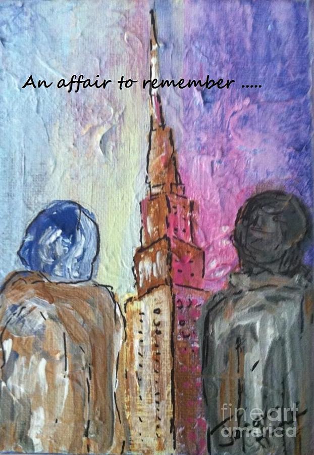 An Affair To Remember Painting by Jacqui Hawk
