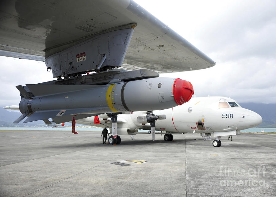 An Agm-65 Maverick Tactical Missile Photograph By Stocktrek Images