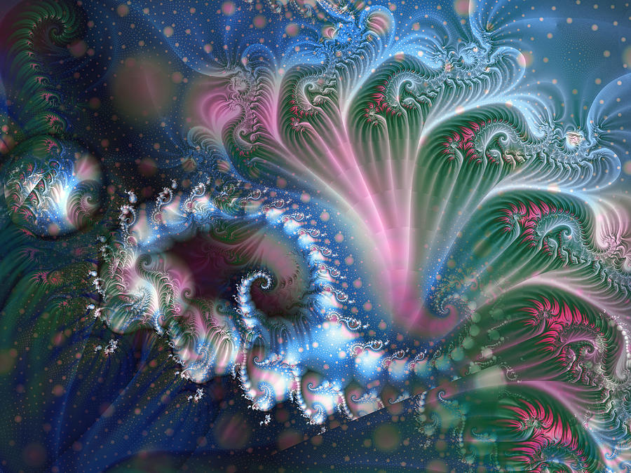 An Alien Ocean Digital Art by Mary Almond