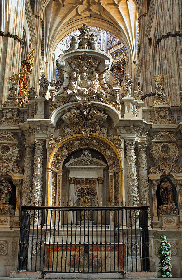 An Alter in the Salamanca Cathedral Photograph by Farol Tomson