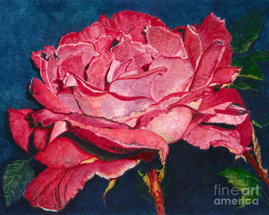 An American Beauty Painting by Barbara Jewell