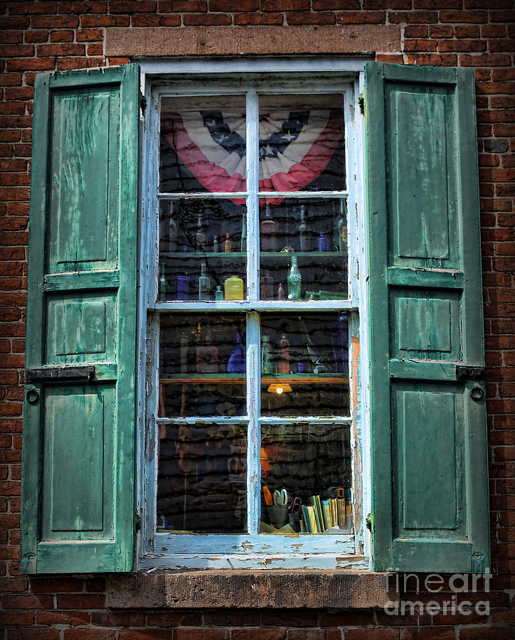 An American Window Photograph by Lee Dos Santos