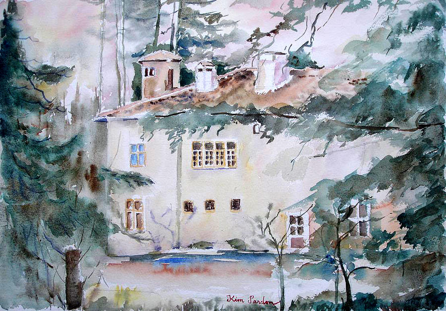 An Ancien House at Ecully Painting by Kim PARDON