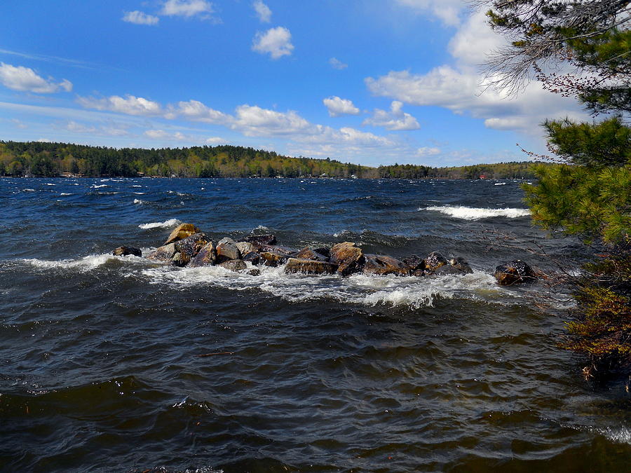 An Angry Lake Photograph by Skip Willits - Fine Art America