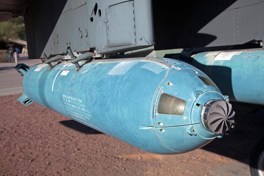 An Anti-tank Cluster Bomb Photograph by Jim West - Pixels