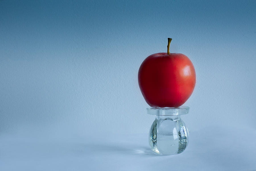 An apple a day Photograph by Elvira Pinkhas