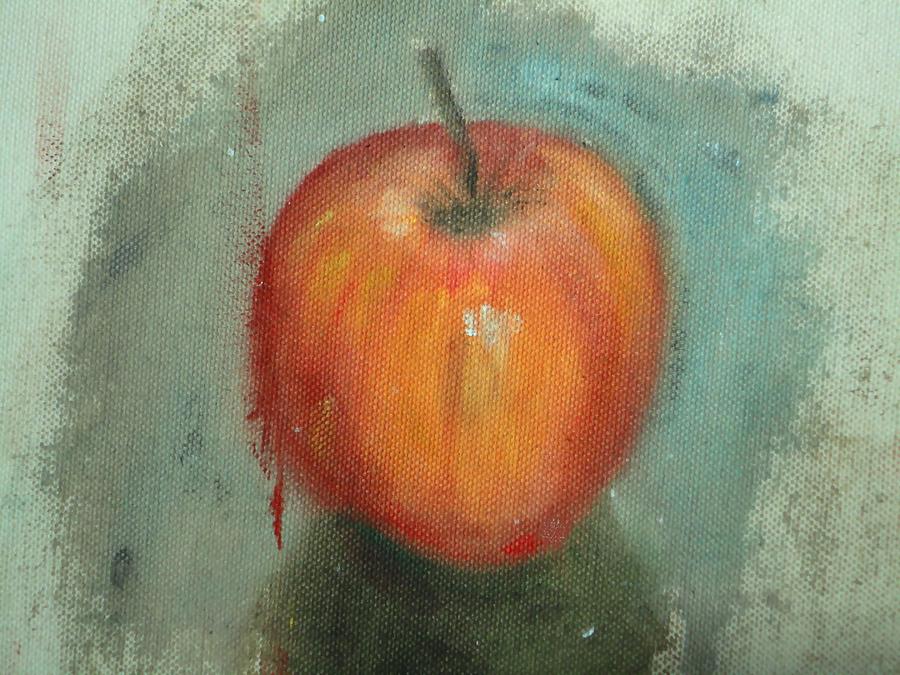 An Apple Painting by Usha Shantharam