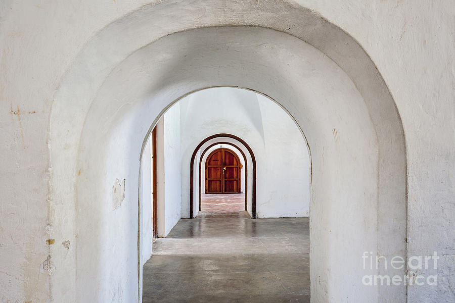 An Arched Hallway Inside Castillo San Cristobal Fort in Puerto Rico Photograph by Bryan Mullennix