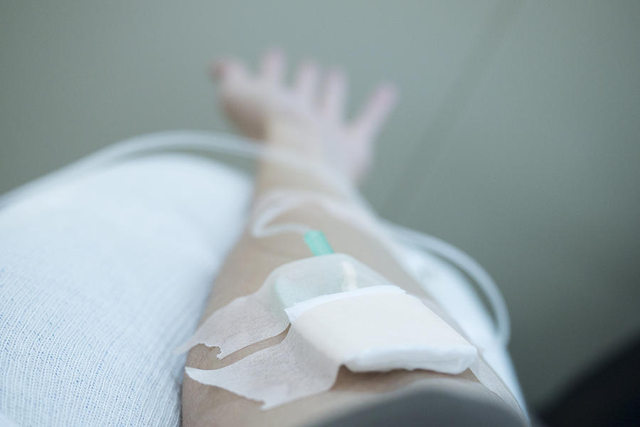An arm with drip infusion. Photograph by Ydl An arm with drip infusion. Photograph by Ydl