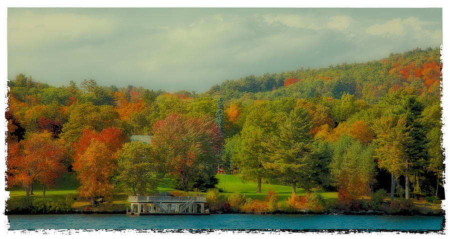 An Autumn Day on Lake George II Photograph by David Patterson