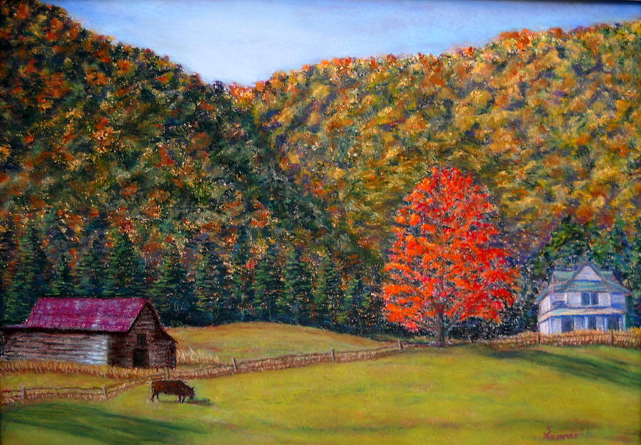 An Autumn Day Painting by Sandy Hemmer