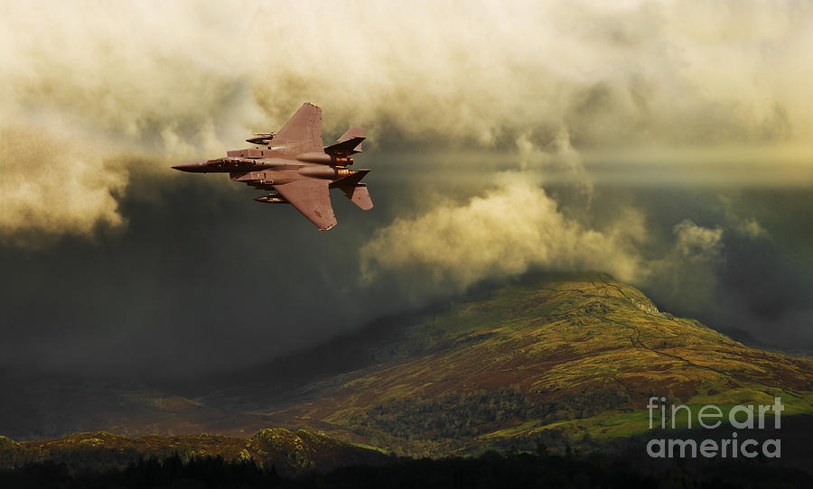 An Eagle Over Cumbria Photograph by Meirion Matthias