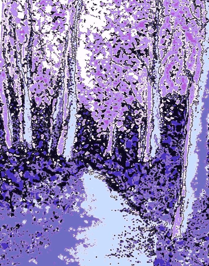 An Enchanted Forest Painting by Hazel Holland
