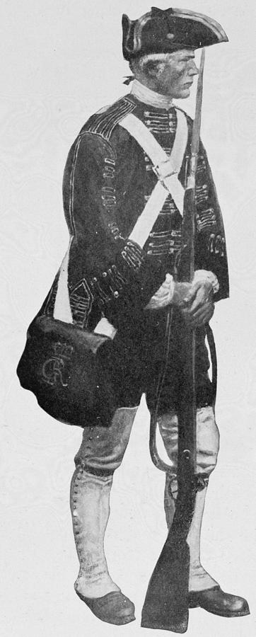 Uniform Photograph - An English Soldier, From The Mural Decoration, Hudson County Court House, Jersey City, New Jersey by Howard Pyle