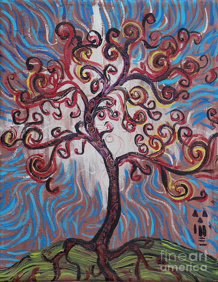 An Enlightened Tree Painting