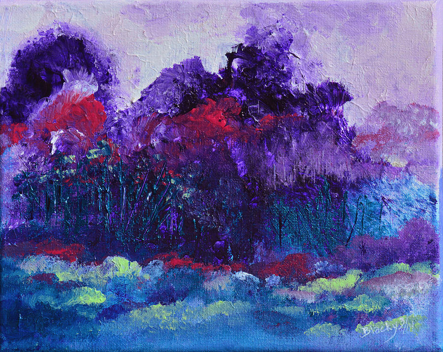 An Evening In Spring Painting by Donna Blackhall