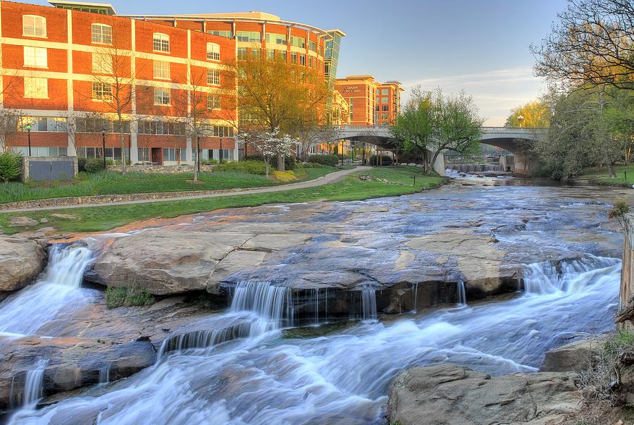 An Hdr IImage Of The Reedy River In Downtown Greenville Sc Photograph ...