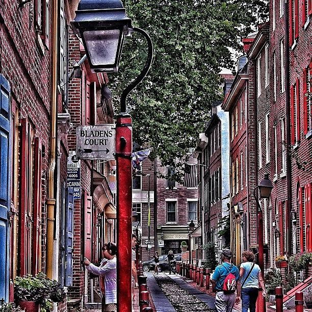 An Hdr Shot Of Elfreths Alley In Photograph by Robert Ziegenfuss