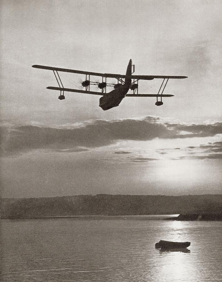 An Imperial Airlines Scipio Class Flying Boat C.1931.  From The Story Of 25 Eventful Years Photograph by American School