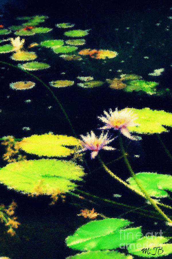 An Impressionistic Lilly Pond  Photograph by Mindy Bench