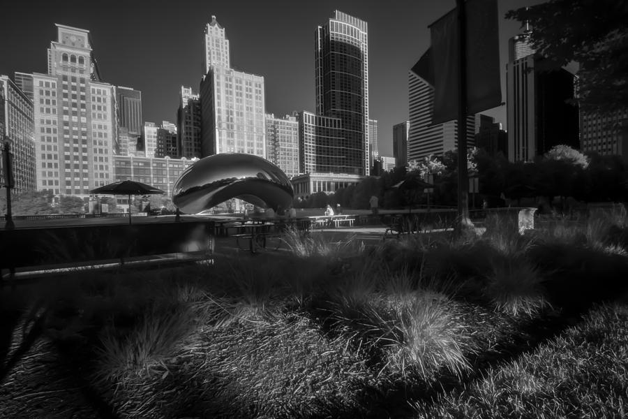 An infrared look at Chicagos cloud gate Photograph by Sven Brogren