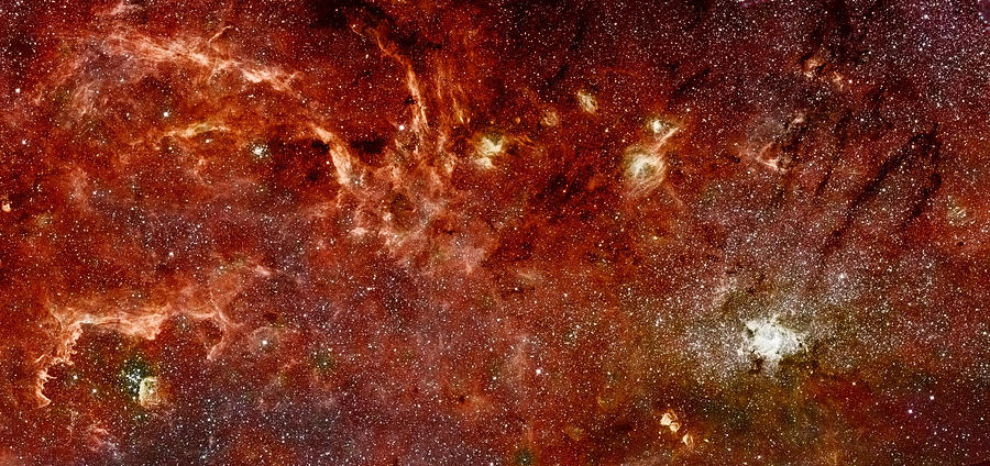 Space Photograph - An Infrared View of the Galaxy by Space Art Pictures