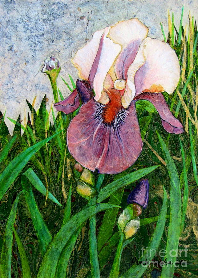 An Iris for Lily Painting by Pamela Iris Harden