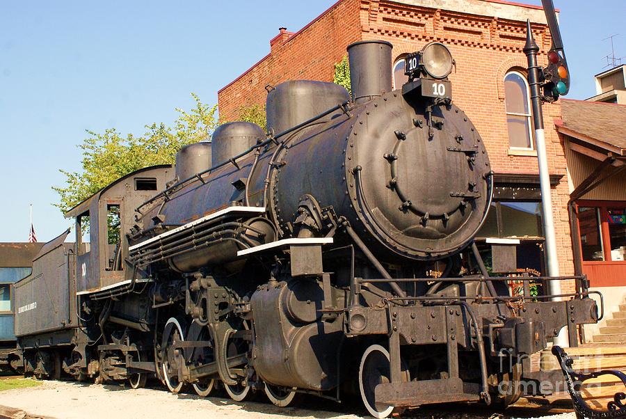 Steam Locomotive Photograph - An  Iron Horse by M Three Photos