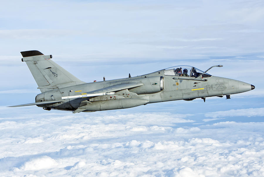 An Italian Air Force Amx-acol Flying Photograph by Giovanni Colla - Pixels