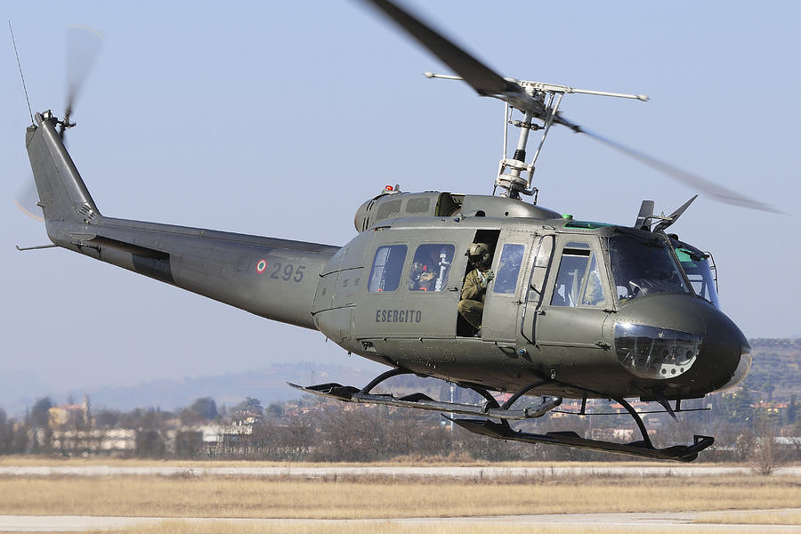 An Italian Army Ab205 Helicopter Photograph by Daniele Faccioli Pixels